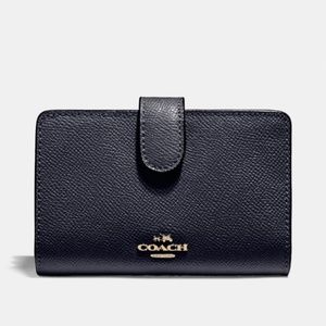 Coach medium zip corner wallet